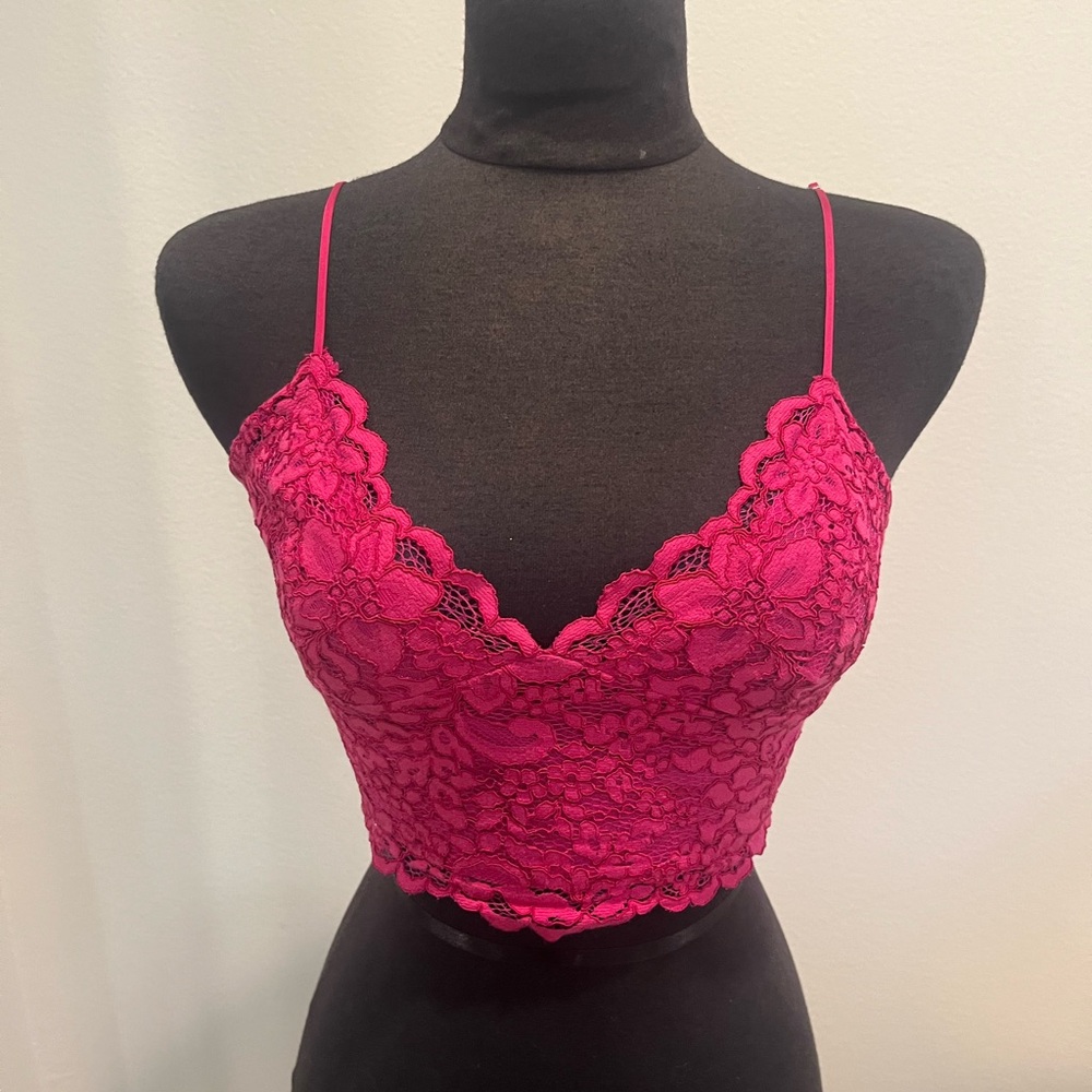 Bundle Express NWT bralett in Fuchsia and green